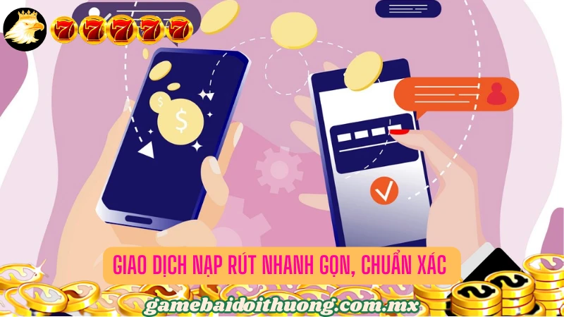 Nạp rút XUVIP an toàn, nhanh chóng trong vài phút